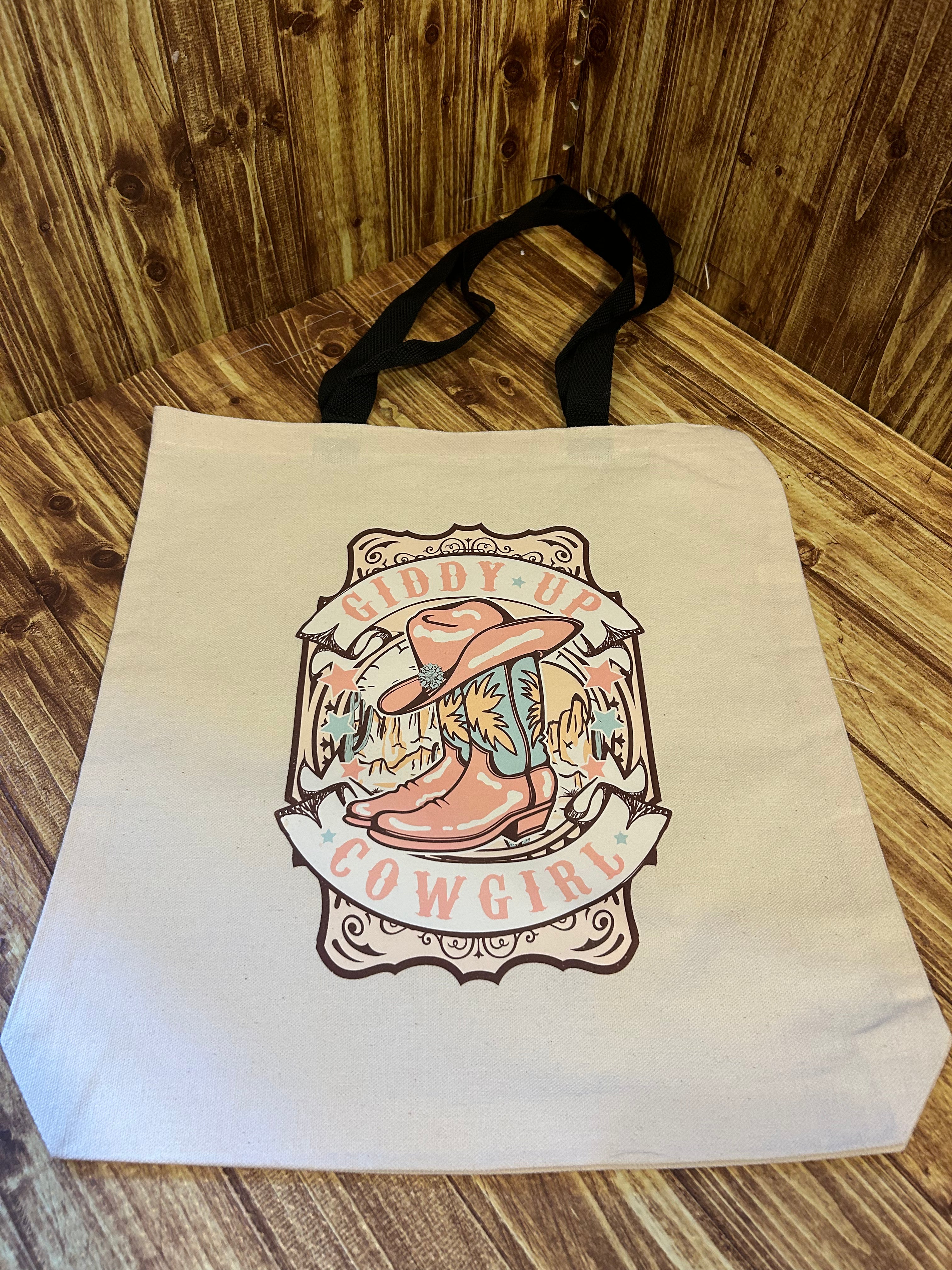 Cowgirl Canvas Tote