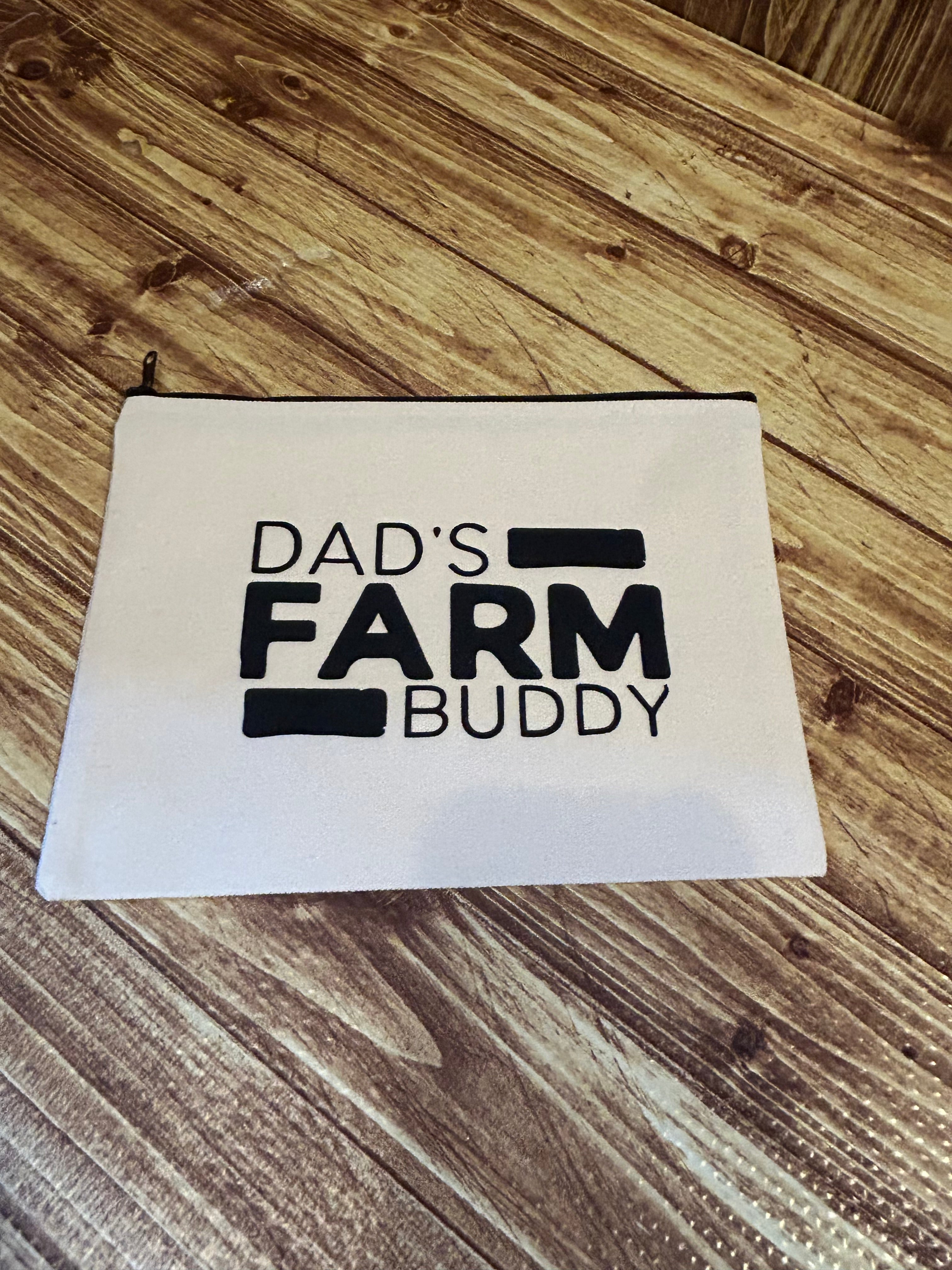 Farm Buddy Canvas Zipper Pouch