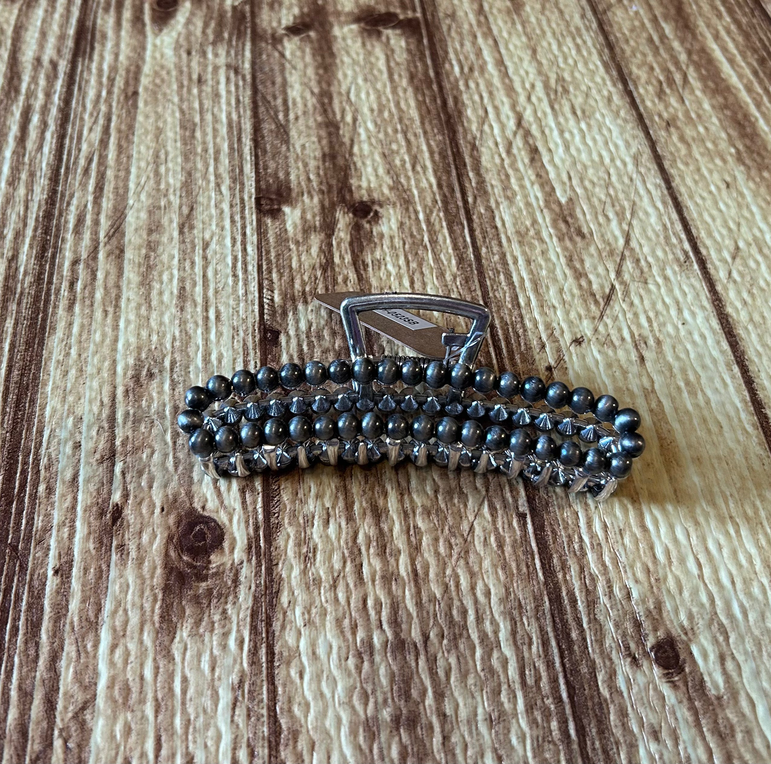 Snowing West: Western Navajo Pearl Hair Claw