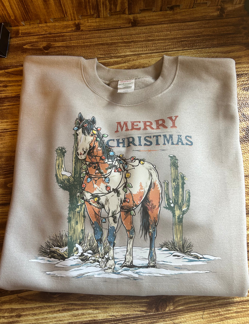 Horse Merry Christmas Crewneck