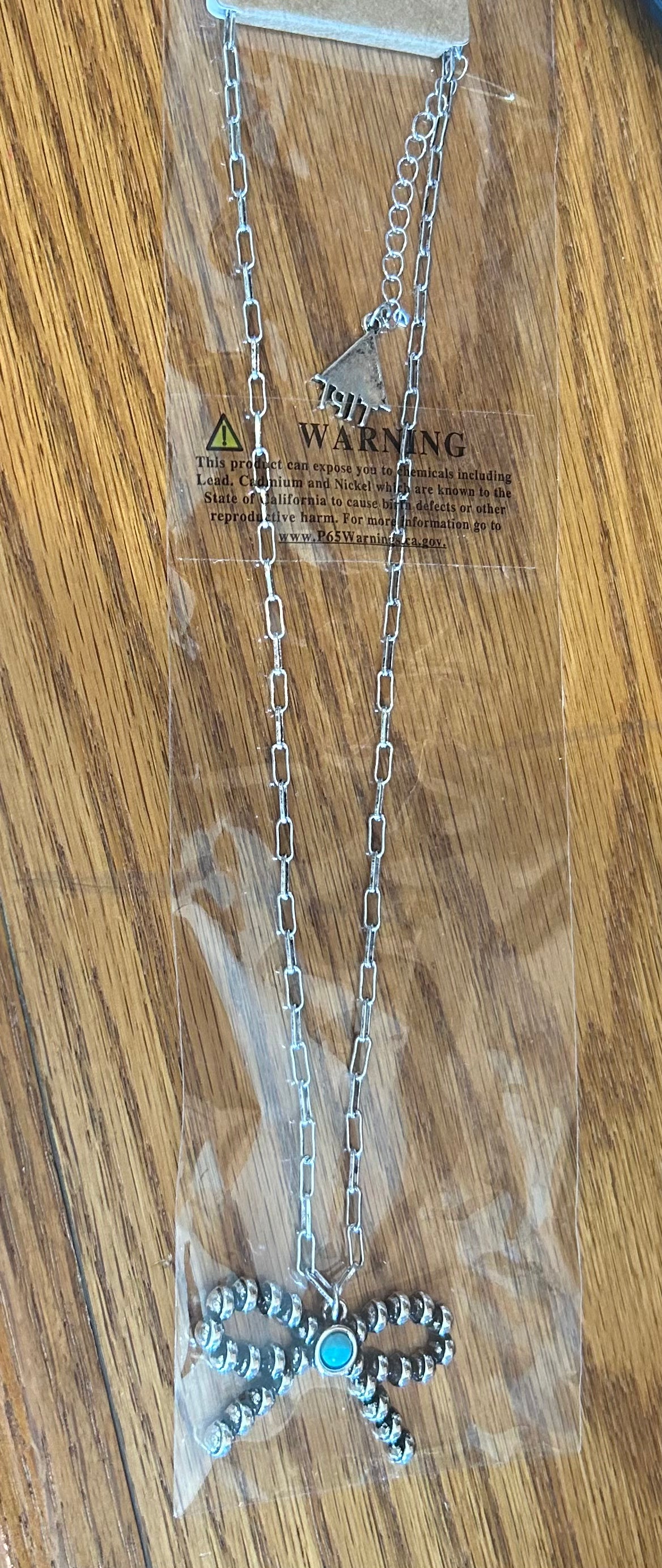Pearl Bow Necklace