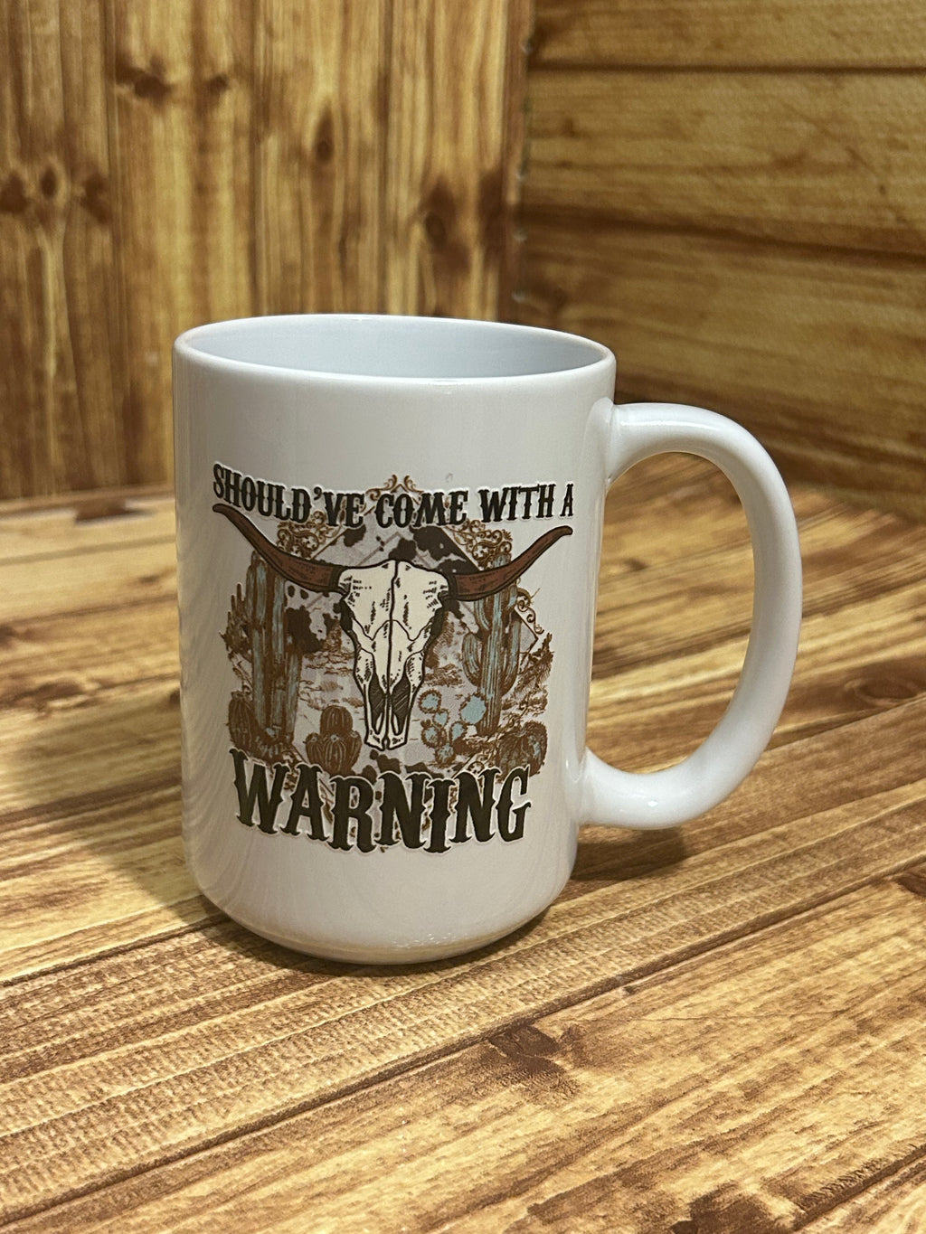 15oz. Come with a Warning Mug