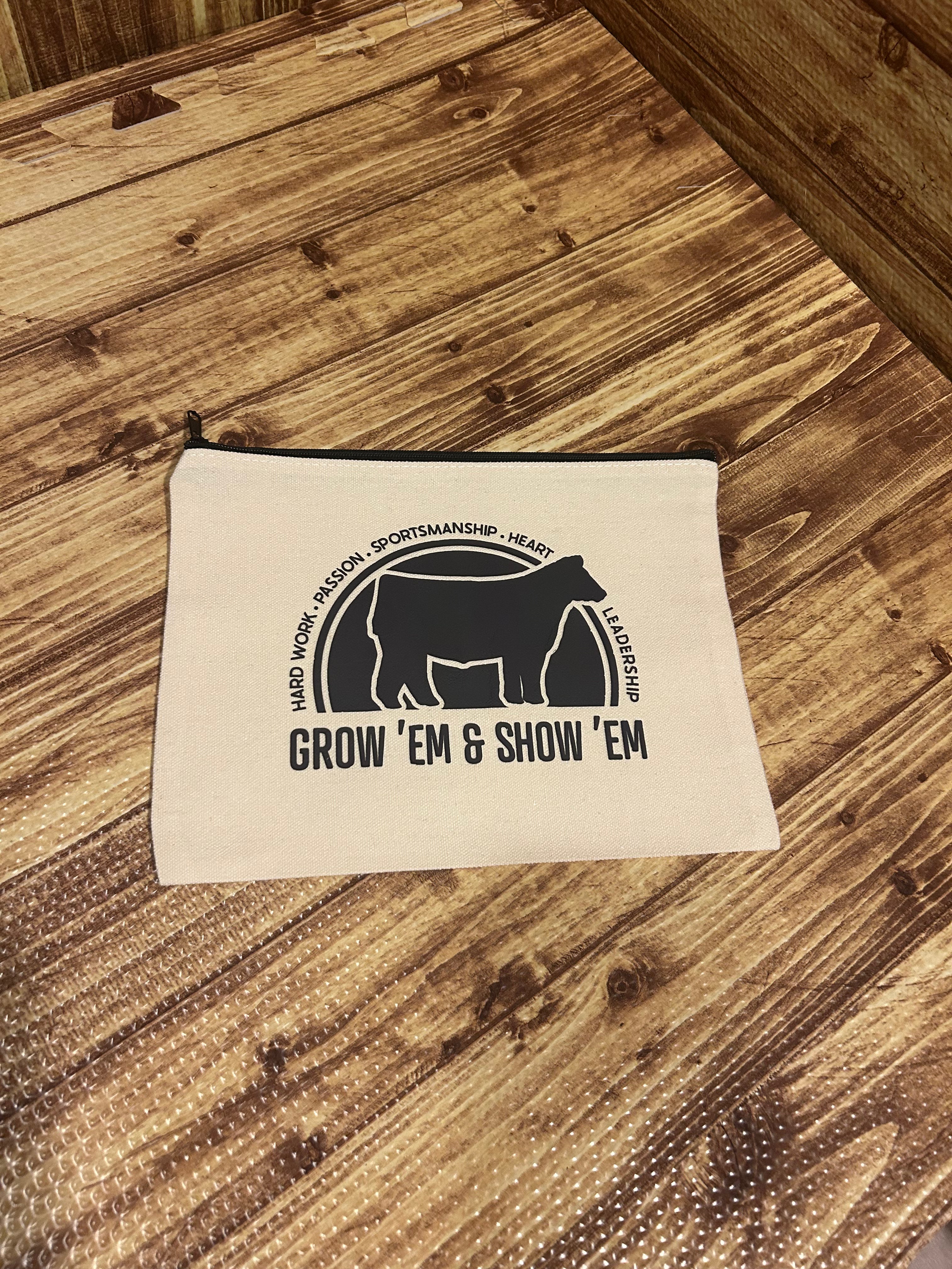 Grow’em and Show’em Zipper Pouch