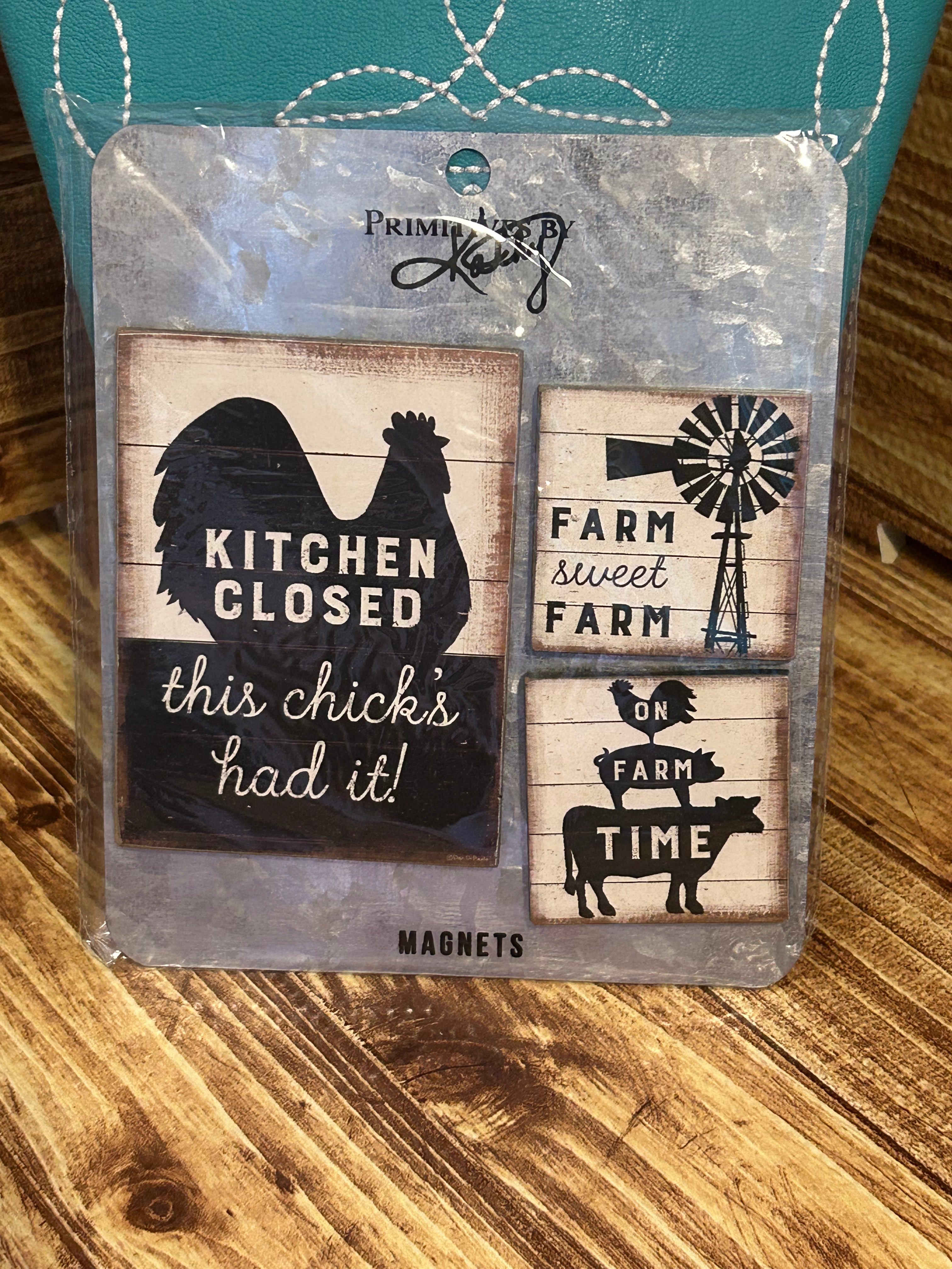 Rustic Farm Sweet Farm Magnet Set
