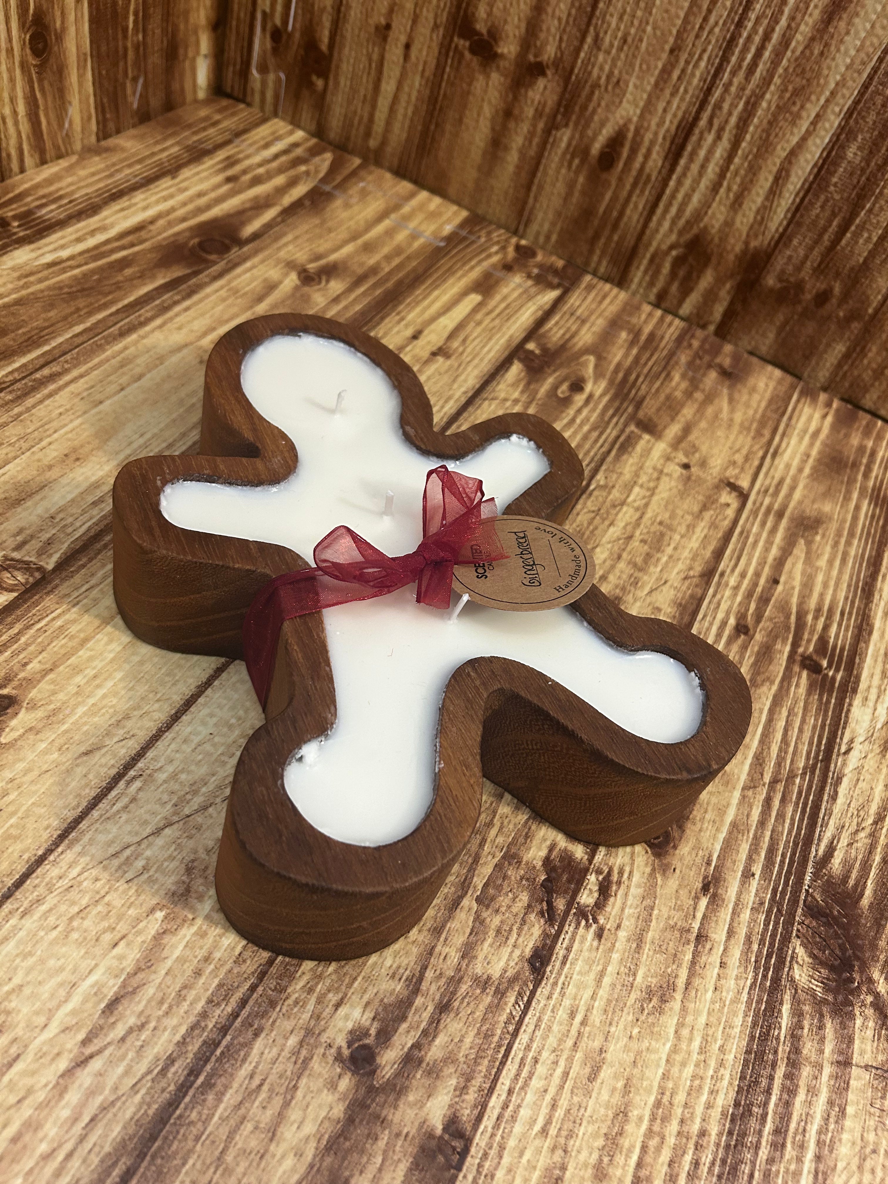 Gingerbread Candle Dough Bowl