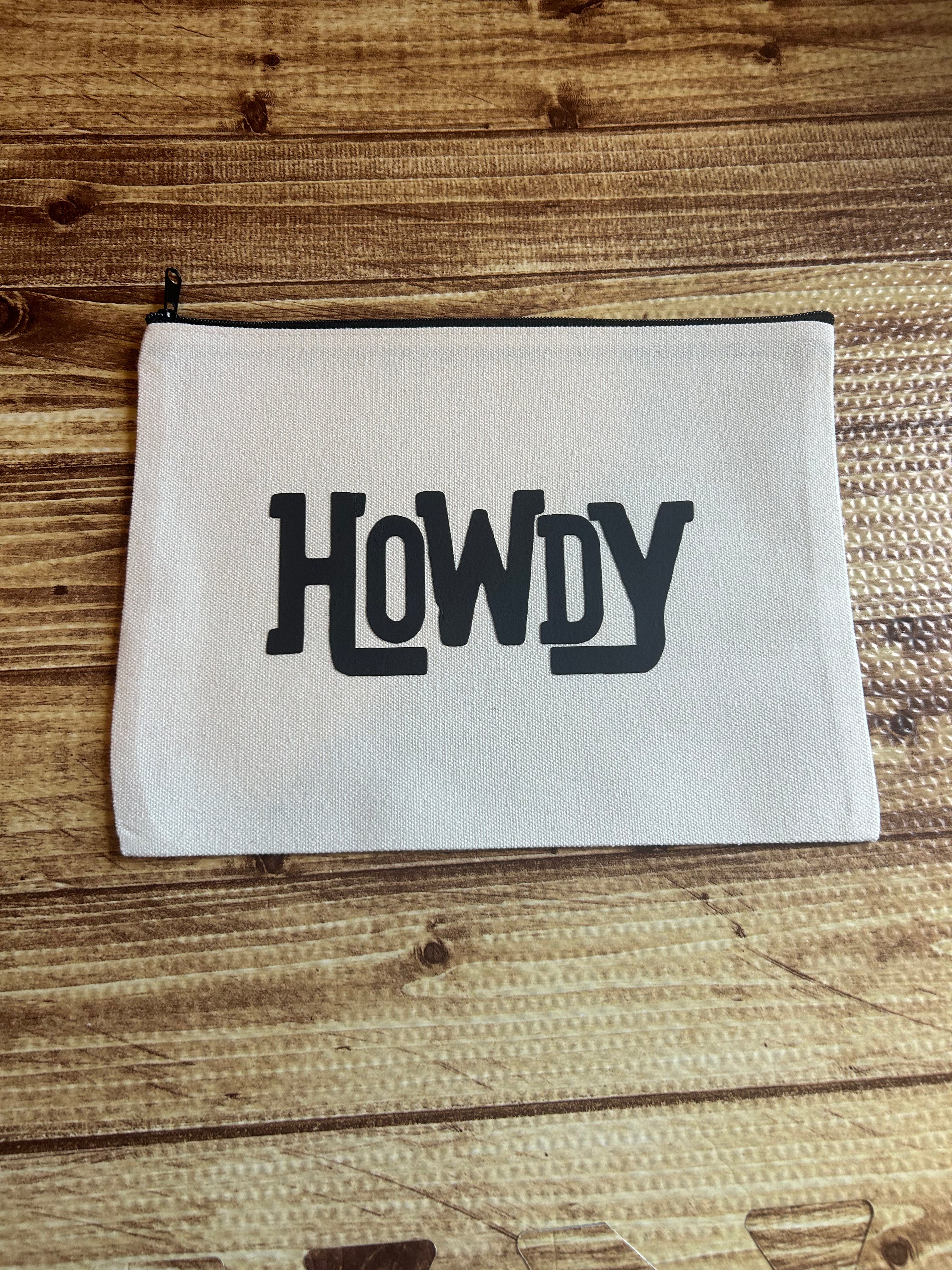 Howdy Zipper Pouch