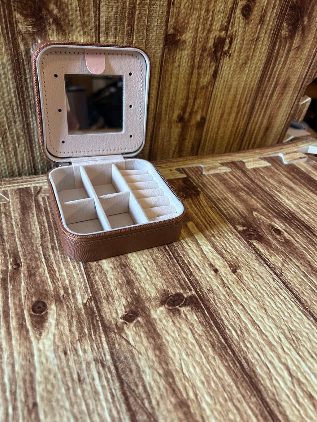 Snowing West: Western Etched Metal Plate Jewelry Box
