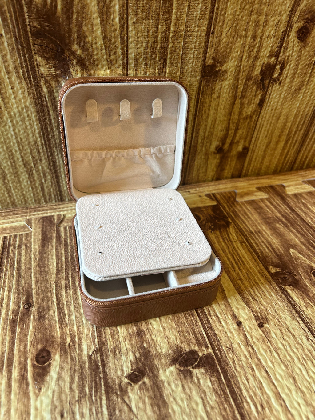 Snowing West: Western Etched Metal Plate Jewelry Box