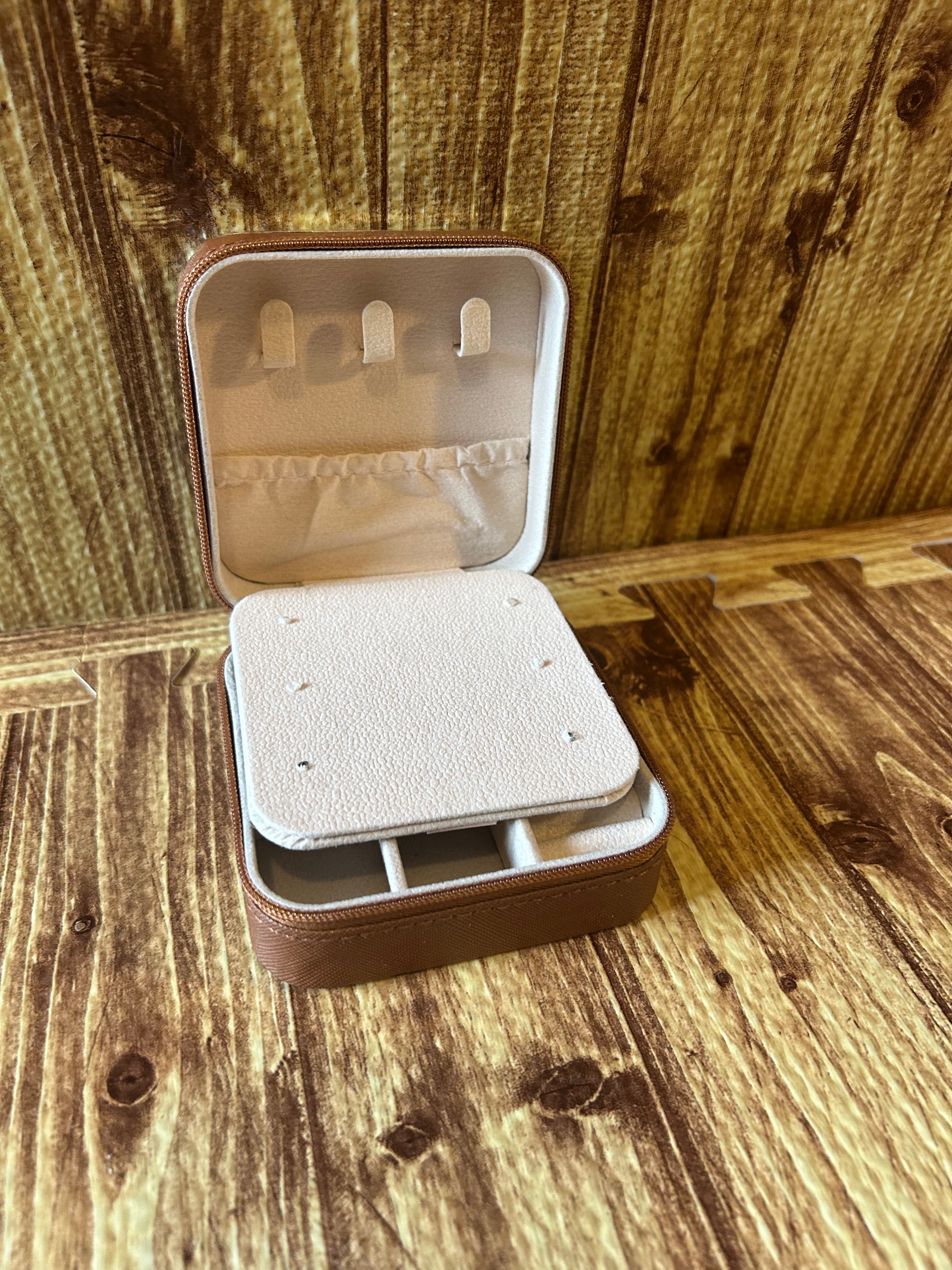 Snowing West: Western Etched Metal Plate Jewelry Box
