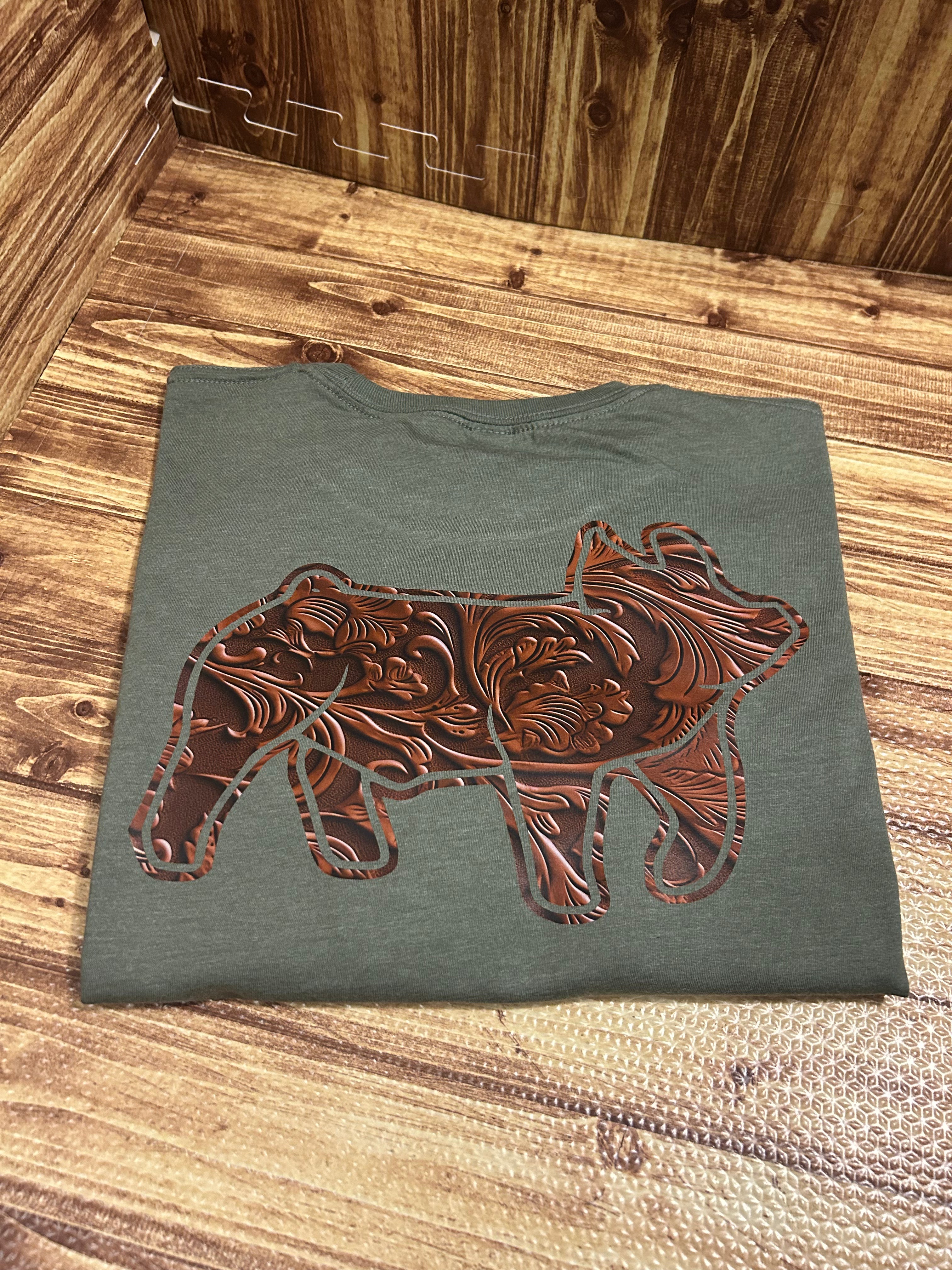 Hustle Hard Pig T-Shirt