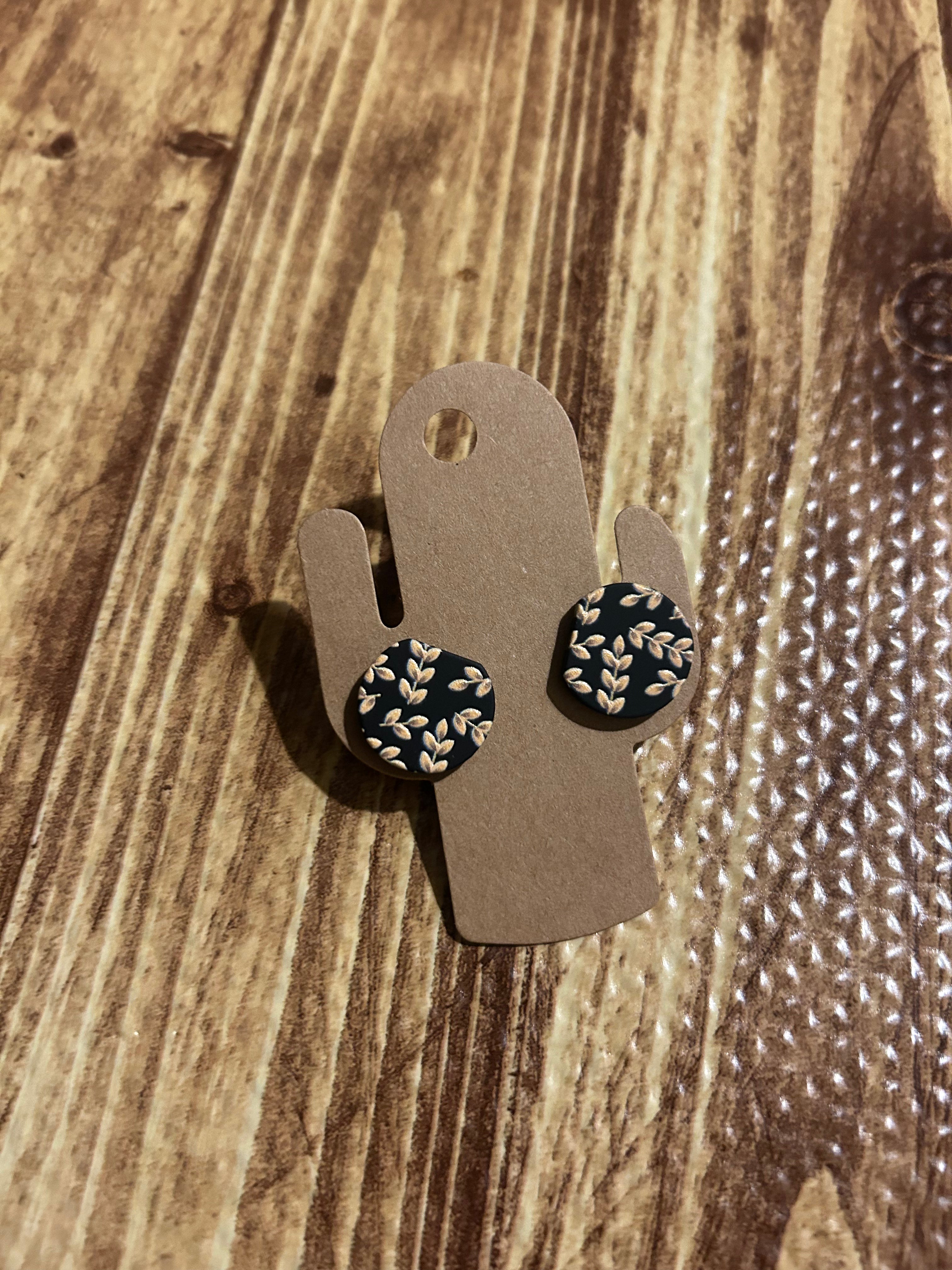 Clay Flower Earrings