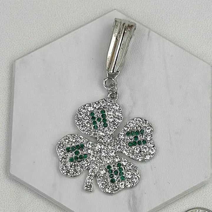 4-H Crystal Pendant