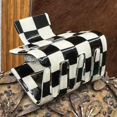 Mini Checkered Clip